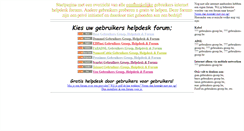 Desktop Screenshot of gebruikers-groep.be